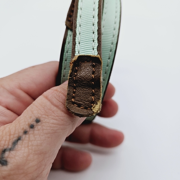 ATTITUDE by JAY MANUEL | light/ baby blue thin belt S - Picture 3 of 6